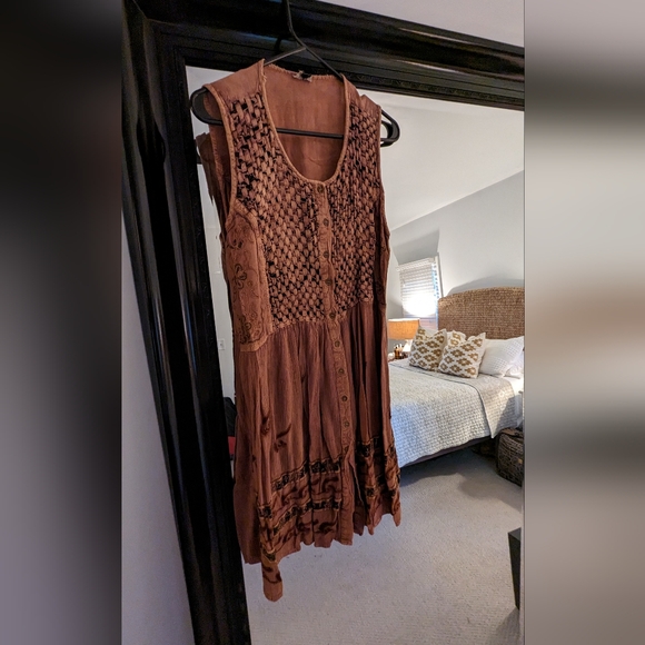 AT FIRST | Vintage 90's Sienna Hippie Dress - Picture 7 of 7